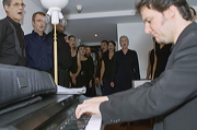 Marco Medved, Korepetitor & Dirigat-Assistent mit Chor, Opera, Il Pirata, Hotel Kulm, St. Moritz, Grisons, Switzerland