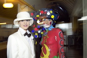 Models der Artisten Sandra Zacher und Manfred Schweigert, Swiss Bodypainting Day 2006, Hotel Seeburg, Luzern, Switzerland