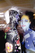 Models Roman und Claudia, Swiss Bodypainting Day 2006, Hotel Seeburg, Luzern, Switzerland