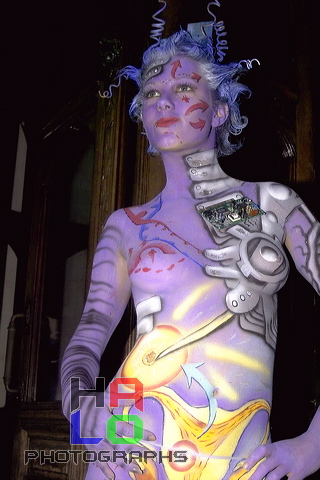 Artist Birgit Linke's Model, Swiss Bodypainting Day 2006, Hotel Seeburg, Luzern, Switzerland, img06407.jpg