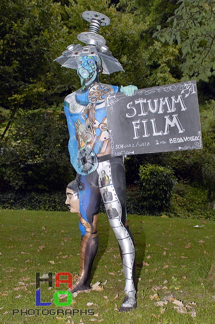 Model of Artist Bella Volen, Swiss Bodypainting Day 2007, Hotel Seeburg, Luzern, Switzerland