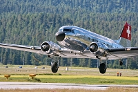 Engiadina Classics 2008, Swissair DC-3, private, aircraft, airshow, Airport, Samedan, SWITZERLAND