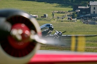 Engiadina Classics 2008, Swissair DC-3, private, aircraft, airshow, Airport, Samedan, SWITZERLAND