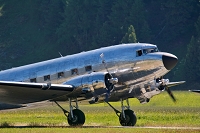 Engiadina Classics 2008, Swissair DC-3, private, aircraft, airshow, Airport, Samedan, SWITZERLAND