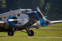 Engiadina Classics 2008, Airplane: Junkers JU-52, private, aircraft, airshow, Airport, Samedan, SWITZERLAND