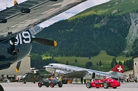 Engiadina Classics 2008, Swissair DC-3, private, aircraft, airshow, Airport, Samedan, SWITZERLAND