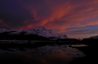  Sunset Reflection, Piz Margna, Sils/Segl, Switzerland