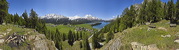 Via Engadina, Plaz, Sils/Baselgia, Grisons, Switzerland, Sun trenched upper Engadin at its best in Summer, &nbsp;Piz Margna, Lej da Segl, Silsersee, Val Fex, Val Fedoz, Piz Corvatsch, Mountains, Lake, Water, Sun, Panorama, Piz Rosatsch, Piz Surlej, Munt Arlas, Piz Grialetsch, Il Chapütschin, Piz Tremoggia, Piz Fora, Piz Led, Muott'Ota, Piz Fedoz, Piz Salacina, Piz Lizun, Piz dal Sasc, Piz Lunghin, Piz Grevaslavas