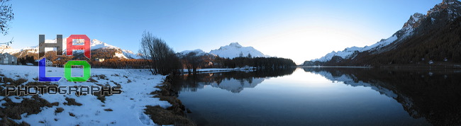 Reflections in Lej da Segl, Lake shore, Sils/Baselgia, Grisons, Switzerland, Lej da Segl, Silsersee, Piz Corvatsch, Piz Grialetsch, Piz Margna, Piz Lunghin, Piz Grevasalvas, 185-8506-8513.jpg