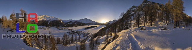 Wintersunset in the upper Engadin, Via Engadina, Plaz, Sils/Baselgia, Grisons, Switzerland, Winter, Lake, Ice, frozen, Panorama, Sunset, Mountains, Lej da Segl, Silsersee, Piz Margna, Val Fex, Val Fedoz, Piz Corvatsch, Piz Rosatsch, Piz Surlej, Munt Arlas, Piz Grialetsch, Il Chapütschin, Piz Tremoggia, Piz Fora, Piz Led, Muott'Ota, Piz Fedoz, Piz Salacina, Piz Lizun, Piz dal Sasc, Piz Lunghin, Piz Grevaslavas, 19486-19518_a_flat.jpg