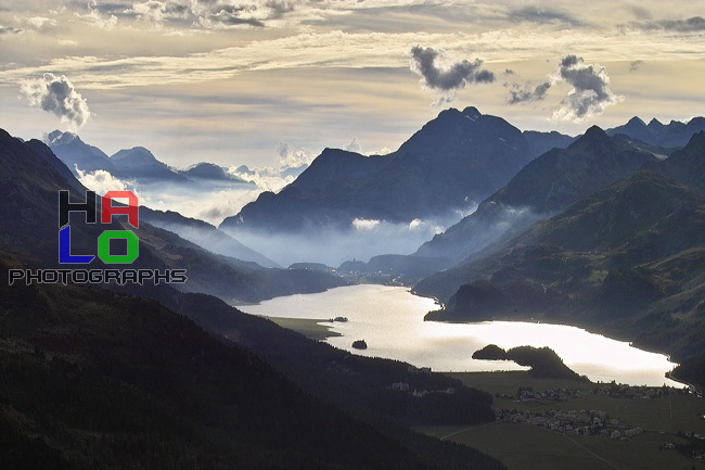Sea of clouds, Grap Alv, Silvaplana, Grisons, Switzerland, Lej da Segl, Silsersee, Piz Cacciabella, Piz dal Sasc, Piz Lizun, Piz Salacina, Piz Lunghin, img03386.jpg