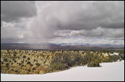 A 3 Day-Drive from Reno to Vail, Snowshower over San Raffael Fault, Greenriver, United States of America, Snowshower, Weather, Clouds, Snow, Colorado Plateau, The Grand Staircase, I-70