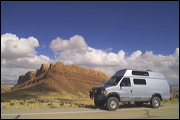 A 3 Day-Drive from Reno to Vail, Big Blue on display (nice match, huhh)., Greenriver, United States of America, Big Blue