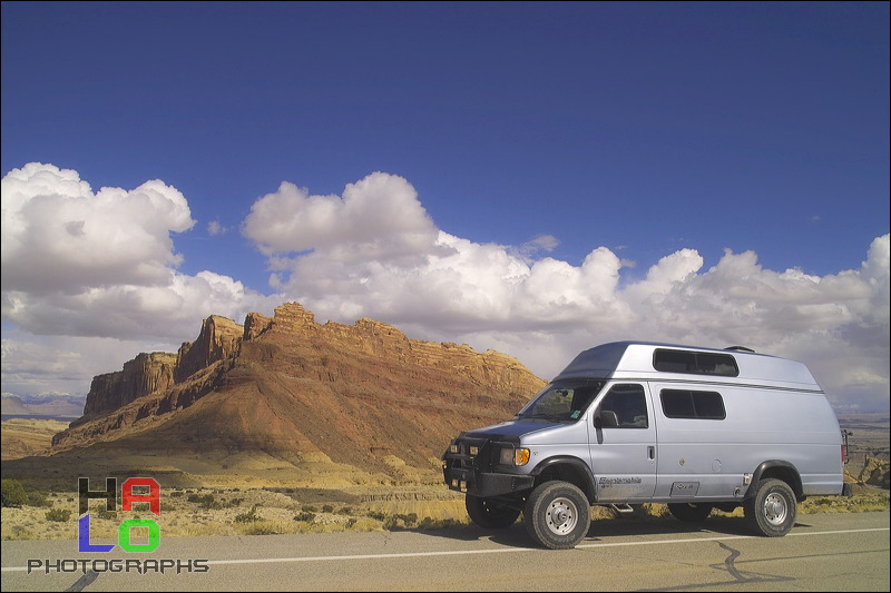 A 3 Day-Drive from Reno to Vail, Big Blue on display (nice match, huhh)., Greenriver, Utah, Big Blue, img20365.jpg