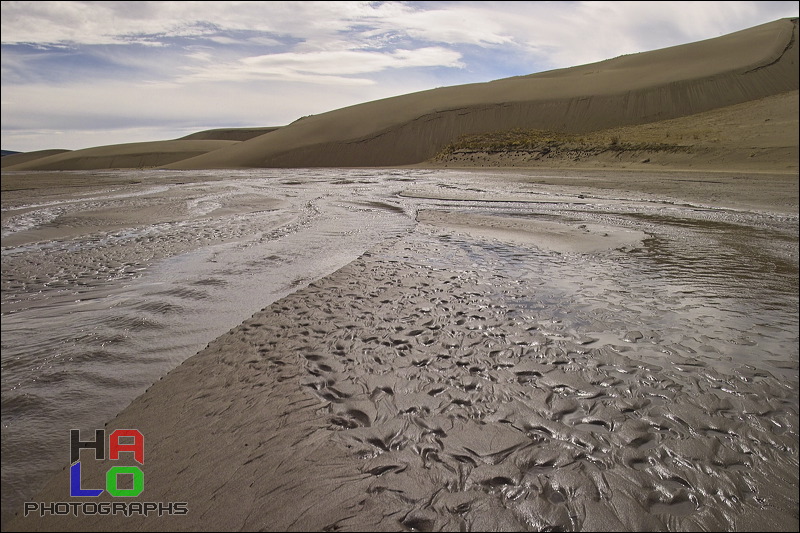 Nature at Work, These waters from the snowmelt in the Sangre de Cristo Mountains will never reach the Rio Grande., Alamosa, Colorado, Water, Sand, Nature, img20626.jpg