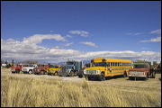 Junk Yard ART, The strong and contrasting colors of the Sky and these abandoned objects inspired me to select this place for a fun afternoon shooting pictures. , Alamosa, United States of America, Junk Yard