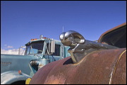 Junk Yard ART, The strong and contrasting colors of the Sky and these abandoned objects inspired me to select this place for a fun afternoon shooting pictures. , Alamosa, United States of America, Junk Yard