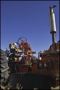 Junk Yard ART, The strong and contrasting colors of the Sky and these abandoned objects inspired me to select this place for a fun afternoon shooting pictures. , Alamosa, United States of America, Junk Yard