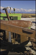 Junk Yard ART, The strong and contrasting colors of the Sky and these abandoned objects inspired me to select this place for a fun afternoon shooting pictures. , Alamosa, United States of America, Junk Yard