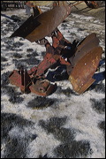 Junk Yard ART, The strong and contrasting colors of the Sky and these abandoned objects inspired me to select this place for a fun afternoon shooting pictures. , Alamosa, United States of America, Junk Yard