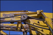 Junk Yard ART, The strong and contrasting colors of the Sky and these abandoned objects inspired me to select this place for a fun afternoon shooting pictures. , Alamosa, United States of America, Junk Yard