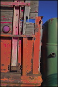 Junk Yard ART, The strong and contrasting colors of the Sky and these abandoned objects inspired me to select this place for a fun afternoon shooting pictures. , Alamosa, United States of America, Junk Yard