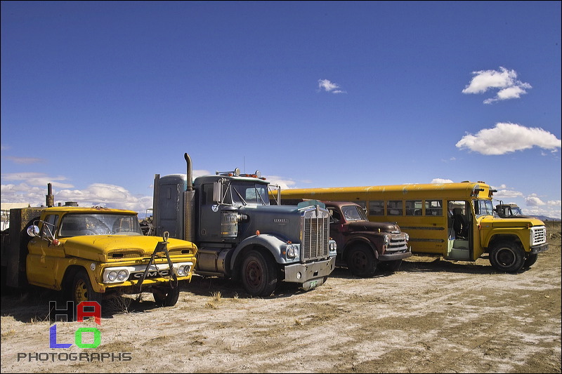 Junk Yard ART, The strong and contrasting colors of the Sky and these abandoned objects inspired me to select this place for a fun afternoon shooting pictures. , Alamosa, Colorado, Junk Yard, img20800.jpg