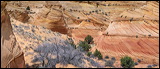 South Coyote Buttes, Paria Canyon Vermilion Cliffs Wilderness Area, The Coyote Buttes South are close to the famous 'Wave'. Acceess to this area is limited to 20 Persons a day. A hiking Permit is required. Inquire at the Ranger station., 2006 / 04_21 Paria Wilderness, Page, United States of America, The Wave, Coyote Buttes South, Paria Canyon, Vermilion Cliffs, Wilderness Area, Page, Kanab, petrified Sand Dunes, Wind, Erosion