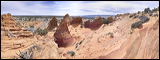 South Coyote Buttes, Paria Canyon Vermilion Cliffs Wilderness Area, The Coyote Buttes South are close to the famous 'Wave'. Acceess to this area is limited to 20 Persons a day. A hiking Permit is required. Inquire at the Ranger station., 2006 / 04_21 Paria Wilderness, Page, United States of America, Panorama, The Wave, Coyote Buttes South, Paria Canyon, Vermilion Cliffs, Wilderness Area, Page, Kanab, petrified Sand Dunes, Wind, Erosion