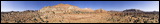 The Wave at Coyote Buttes, Paria Canyon and Vermilion Cliffs Wilderness area, The Coyote Buttes were formed mainly through the power of eroding winds. Wind brought in the layers of sand of various colors, later these layers petrified and now are eroded by wind again.<br>An amazingly special place worthwile visiting. Access is limited to 20 persons a day. A hiking permit is required. Inquire at the Ranger Station., 2006 / 04_23 The Wave, Page, United States of America, Panorama, The Wave, Coyote Buttes South, Paria Canyon, Vermilion Cliffs, Wilderness Area, Page, Kanab, petrified Sand Dunes, Wind, Erosion