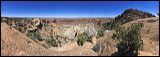 Upheaval Dome, Islands in the Sky, Canyon Lands, It is yet a secret on how the Upheaval Dome was created.<br>Speculations range from a meteorite impact to a possible salt wash. Details to be found on location.<br>, 2006 / 04_12 NP Canyonlands Upheval Dome, Moab, United States of America, Panorama, Upheaval Dome, Islands in the Sky, Canyon Lands, Colorado Plateau, The Grand Staircase