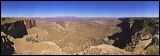 The White Rim (road) seen from Grandview Point Overlook, Canyon Lands, The White Rim (road) seen from Grandview Point Overlook, Canyon Lands.<br>, 2006 / 04_12 NP Canyonlands Grandview Point Overlook, Moab, United States of America, Panorama, White Rim (road), Grandview Point Overlook, Canyon Lands, Colorado Plateau, The Grand Staircase