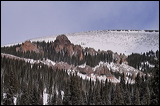Wheeler National Monument, The intention to make Wheeler National Monument easily accessible failed many years ago. Today a few hours hike get you there easily. In winter it takes some 4 hours with a Trail Bully.<br>, 2006 / 04_06 Creede Wheeler, Creede, United States of America, Winter, Snow, Colorado Plateau, The Grand Staircase