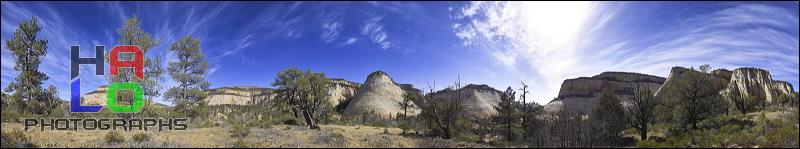 Zion National Park,  , Springdale, Utah, Panorama, Colorado Plateau, The Grand Staircase, Sun, Horizon, Sky, Mountains, Trees, 00594-00611_1.jpg