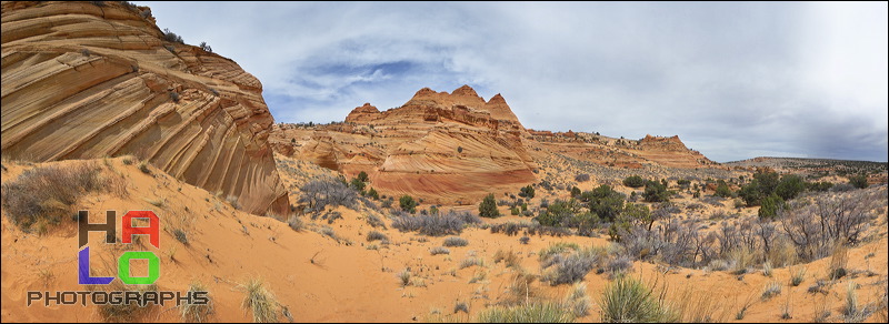 South Coyote Buttes, Paria Canyon Vermilion Cliffs Wilderness Area, The Coyote Buttes South are close to the famous 'Wave'. Acceess to this area is limited to 20 Persons a day. A hiking Permit is required. Inquire at the Ranger station., Page, Arizona, Panorama, The Wave, Coyote Buttes South, Paria Canyon, Vermilion Cliffs, Wilderness Area, Page, Kanab, petrified Sand Dunes, Wind, Erosion, 01084-01107.jpg