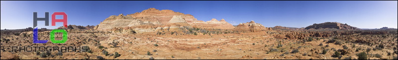The Wave at Coyote Buttes, Paria Canyon and Vermilion Cliffs Wilderness area, The Coyote Buttes were formed mainly through the power of eroding winds. Wind brought in the layers of sand of various colors, later these layers petrified and now are eroded by wind again.<br>An amazingly special place worthwile visiting. Access is limited to 20 persons a day. A hiking permit is required. Inquire at the Ranger Station., Page, Arizona, Panorama, The Wave, Coyote Buttes South, Paria Canyon, Vermilion Cliffs, Wilderness Area, Page, Kanab, petrified Sand Dunes, Wind, Erosion, 02154-02169.jpg