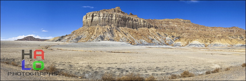 Smoky Mountain Road NPS 230, North of Lake Powell, Smoky Mountain Road NPS 230, North of Lake Powell takes one through some strange, moonlike badlands with amazing Rock Formations.<br>, Big Water, Utah, Panorama, Colorado Plateau, The Grand Staircase, 02538-02543.jpg