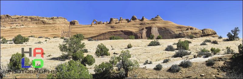 Delicate Arch, Arches Nationsl Park, The most famous of all arches is Delicate Arch. As the crowds moved in I decided to view it from the opposite side. This is a perfect early morning viewing location only 15 min. away from the parking lot.<br>, Moab, Utah, Delicate Arch, Arches National Pak, Colorado Plateau, The Grand Staircase, 23777-23783_mstr.jpg