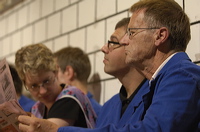 Orchester Probe, Opera, Un Giorno di Regno, Reithalle, Wenkenhof, Riehen, Basel, Switzerland