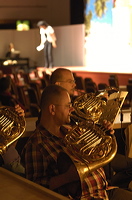 Orchester Probe, Opera, Un Giorno di Regno, Reithalle, Wenkenhof, Riehen, Basel, Switzerland